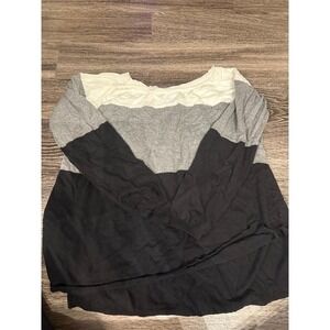 Torrid Colorblock Sweater‎ Long Sleeve Casual Top Plus Size 3